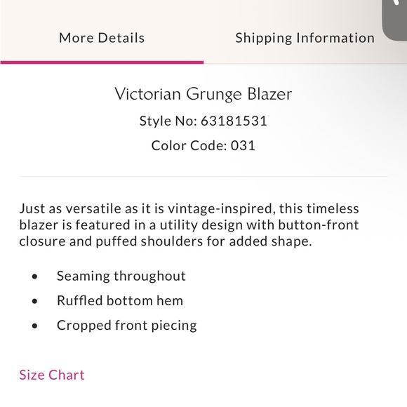 Free People Victorian Grunge Blazer - Picture 5 of 8